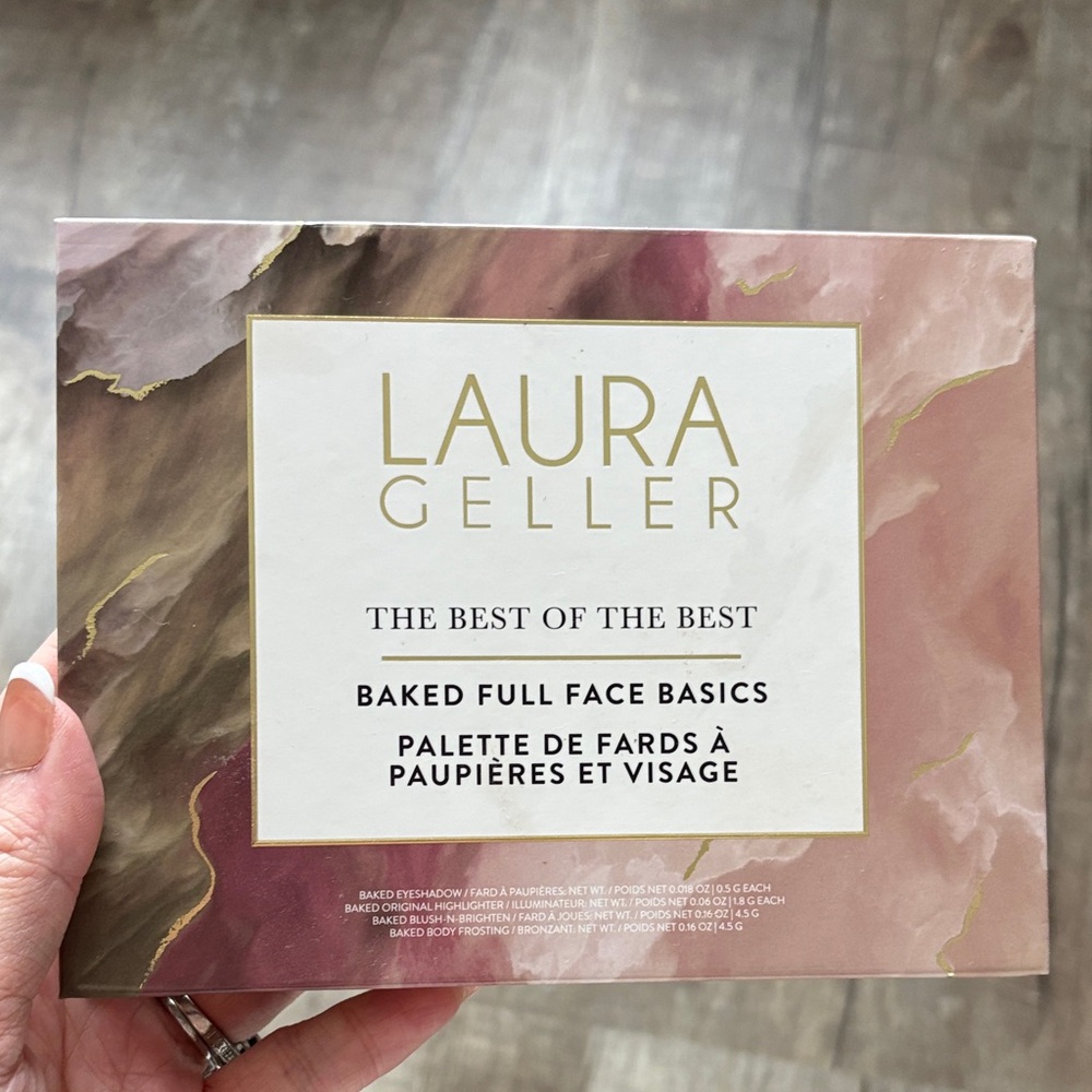 NWOT Laura Geller Baked Full Face Basics Palette in Pink and Gold